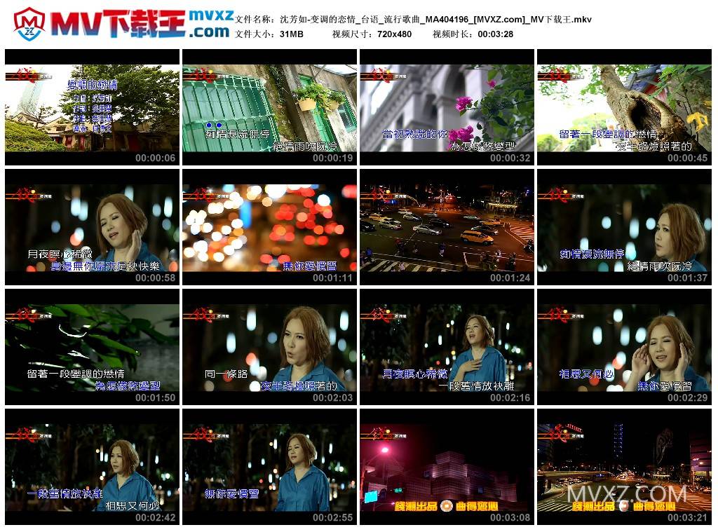 沈芳如-变调的恋情_台语_流行歌曲_MA404196